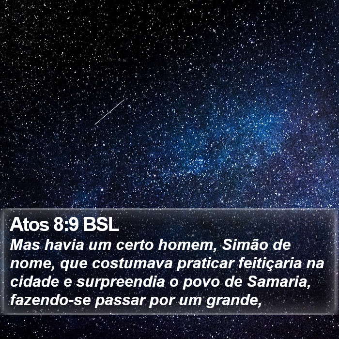 Atos 8:9 BSL Bible Study