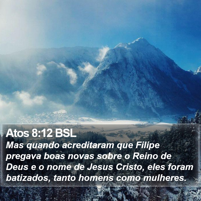 Atos 8:12 BSL Bible Study