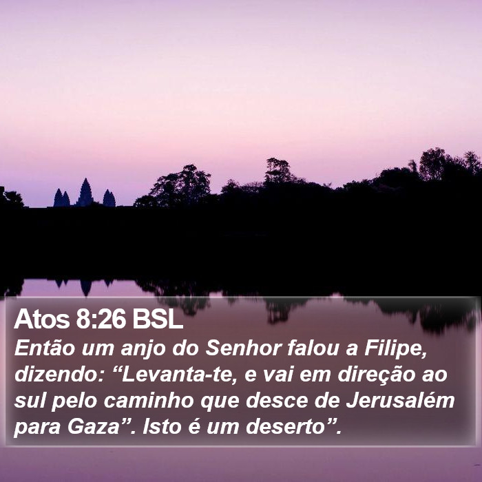 Atos 8:26 BSL Bible Study