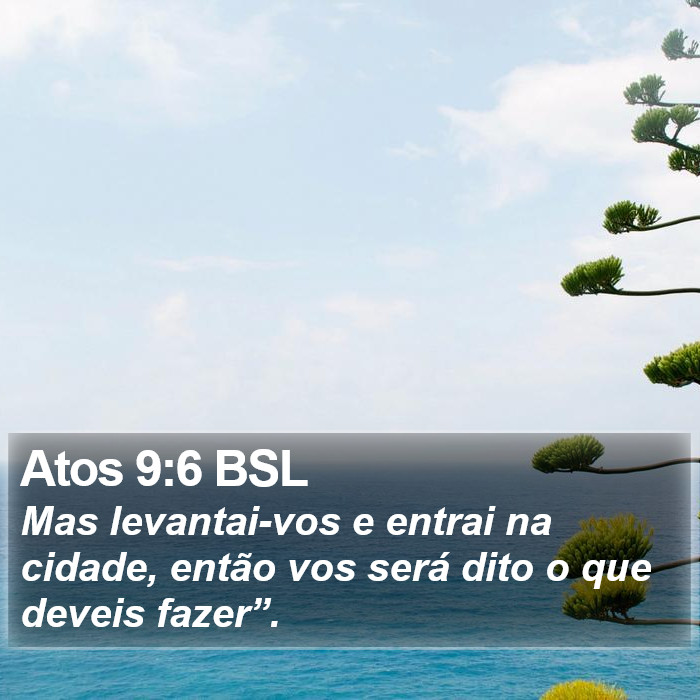 Atos 9:6 BSL Bible Study