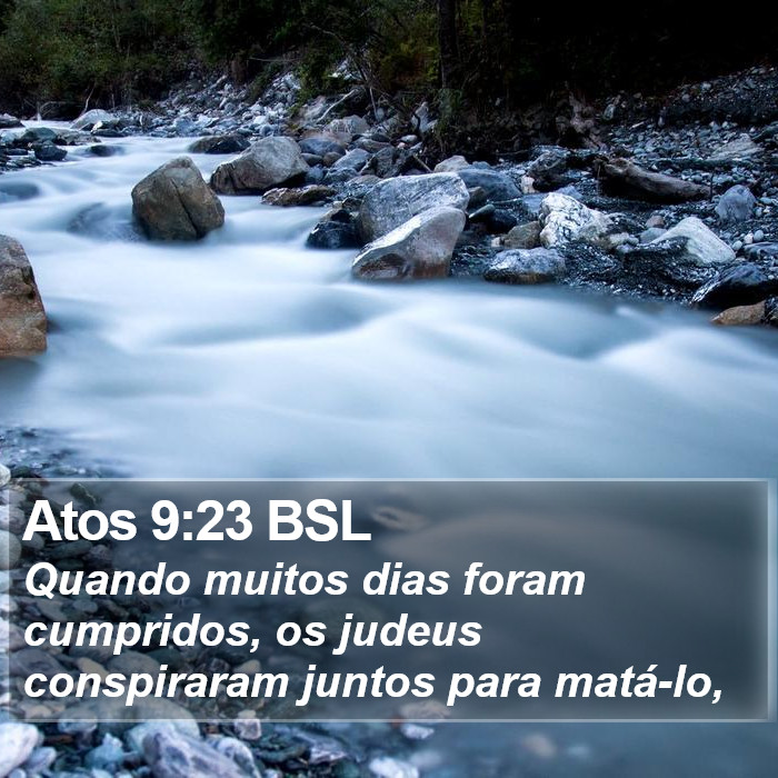 Atos 9:23 BSL Bible Study