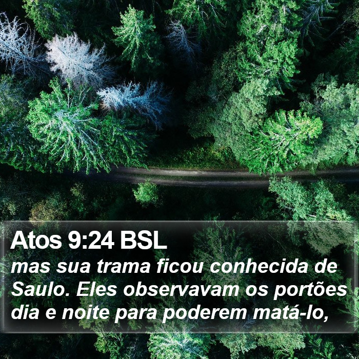 Atos 9:24 BSL Bible Study