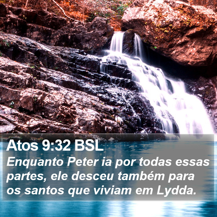 Atos 9:32 BSL Bible Study