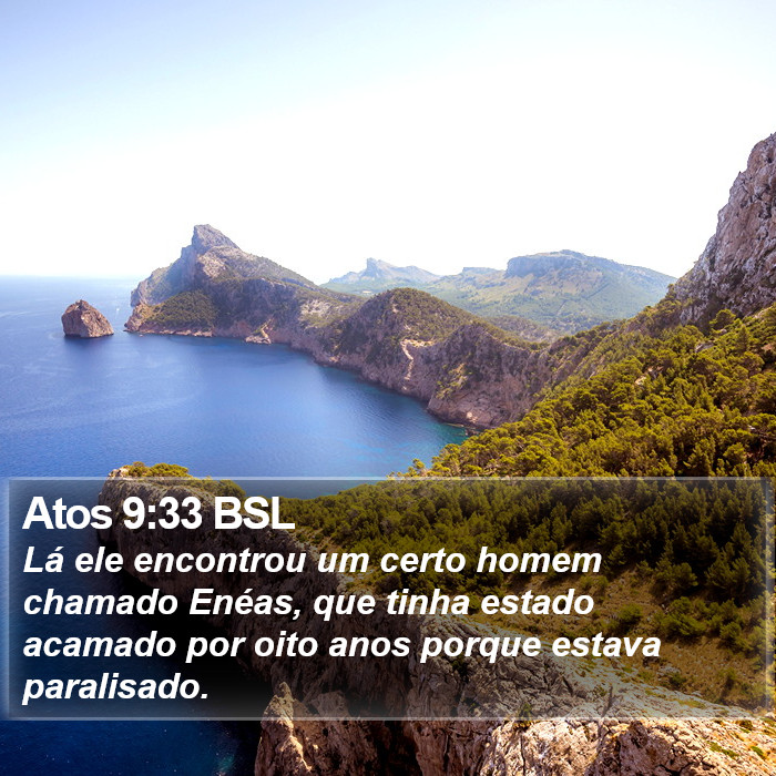 Atos 9:33 BSL Bible Study