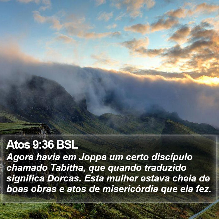 Atos 9:36 BSL Bible Study