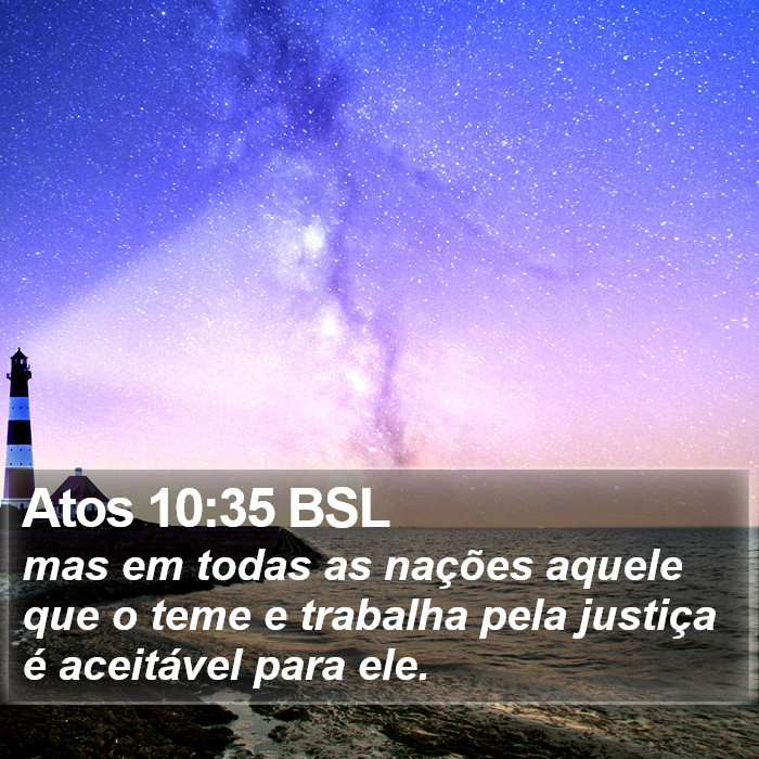 Atos 10:35 BSL Bible Study