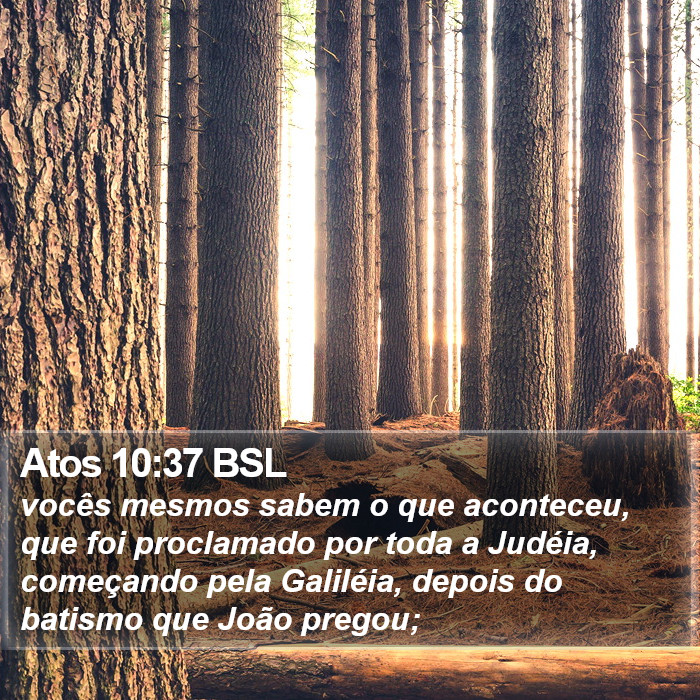Atos 10:37 BSL Bible Study