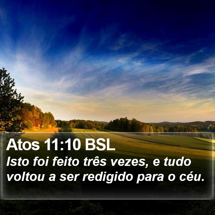 Atos 11:10 BSL Bible Study