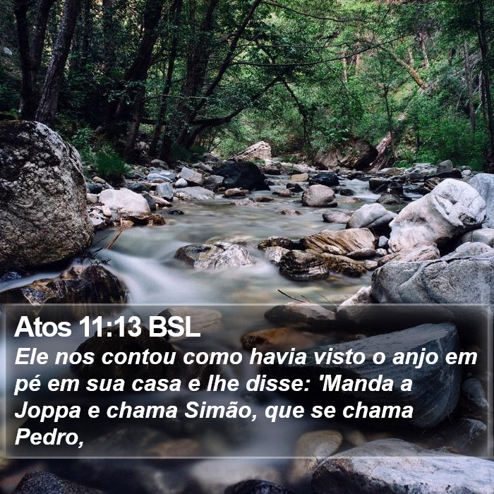 Atos 11:13 BSL Bible Study