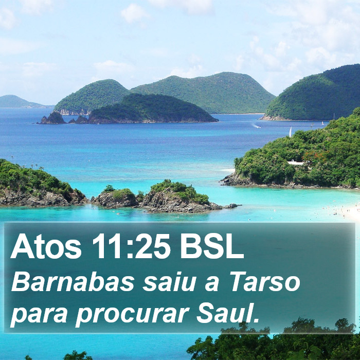 Atos 11:25 BSL Bible Study