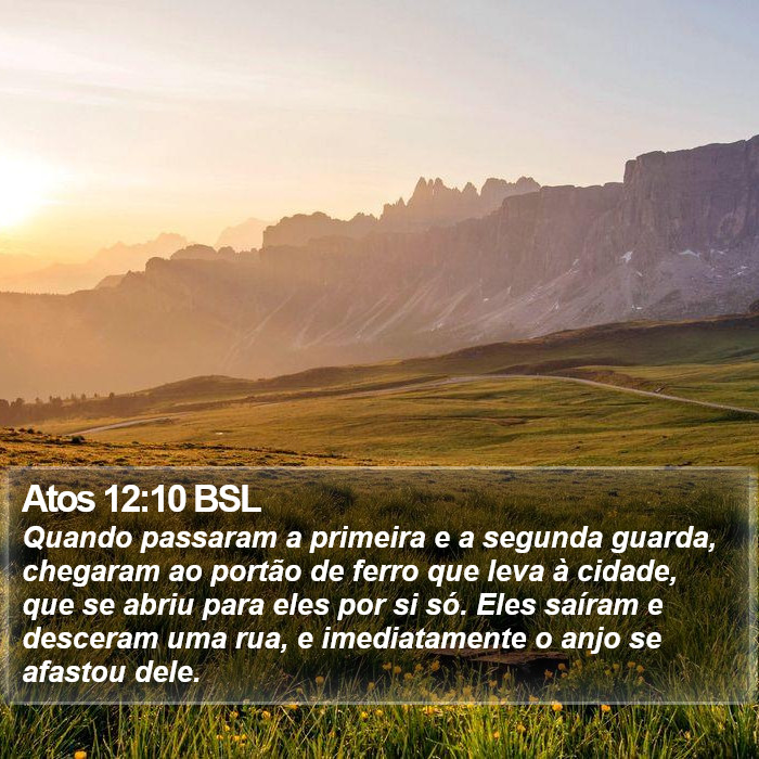 Atos 12:10 BSL Bible Study