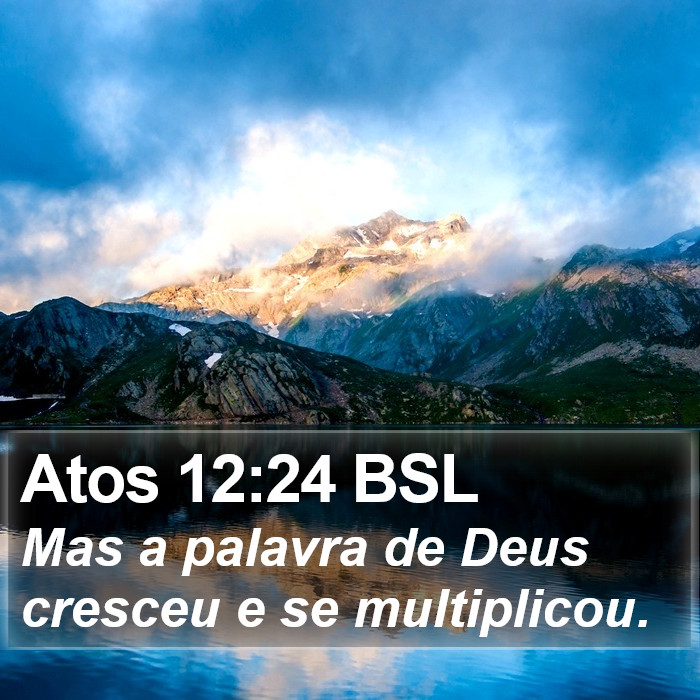 Atos 12:24 BSL Bible Study