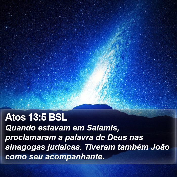 Atos 13:5 BSL Bible Study