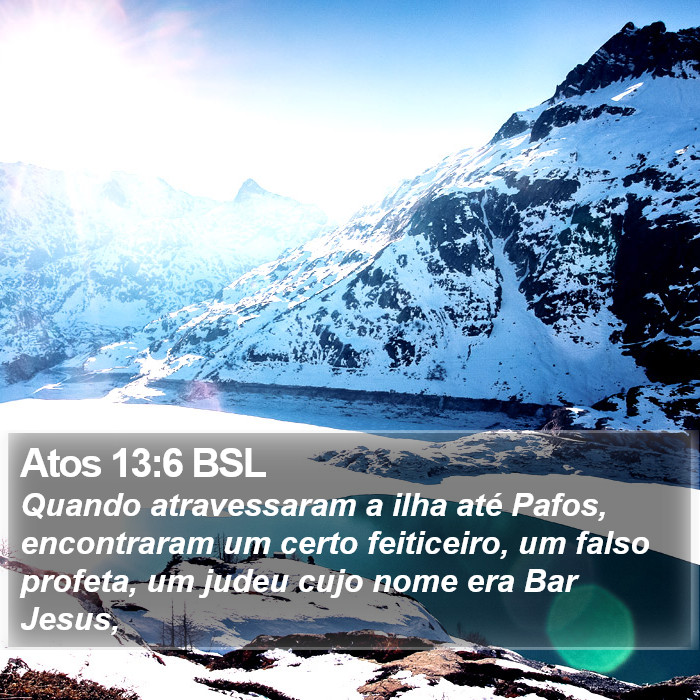 Atos 13:6 BSL Bible Study