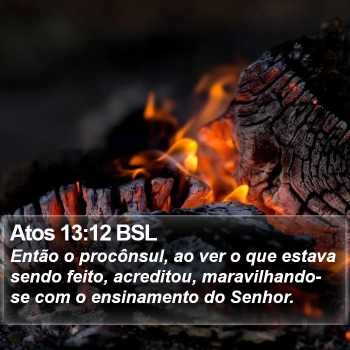Atos 13:12 BSL Bible Study