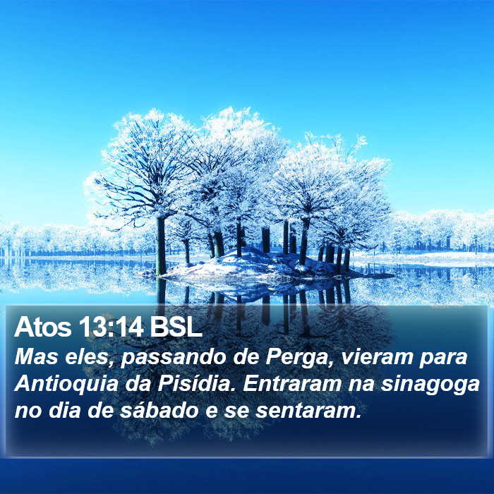 Atos 13:14 BSL Bible Study