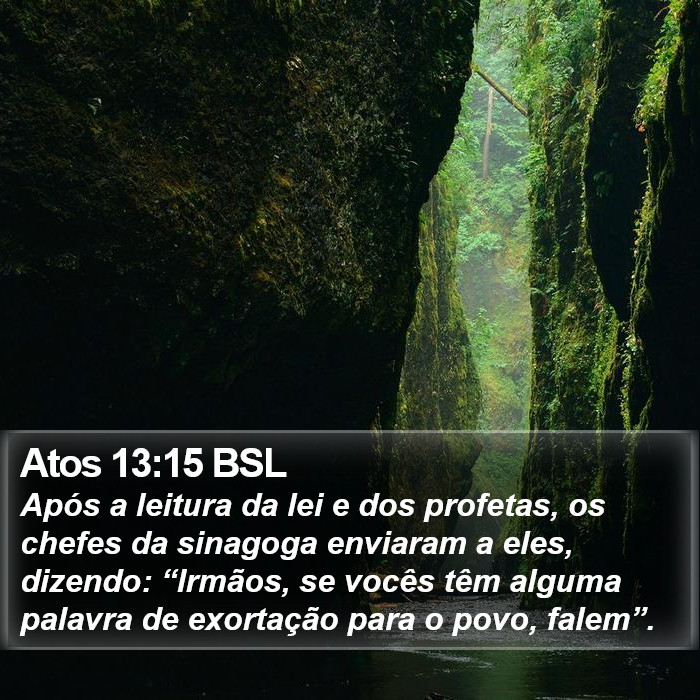 Atos 13:15 BSL Bible Study