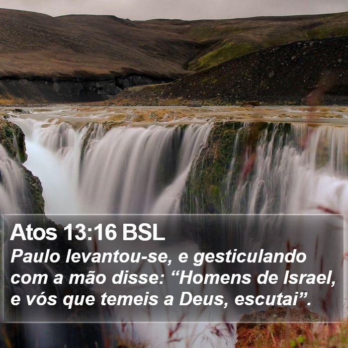 Atos 13:16 BSL Bible Study