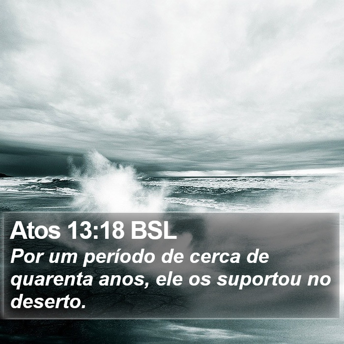 Atos 13:18 BSL Bible Study