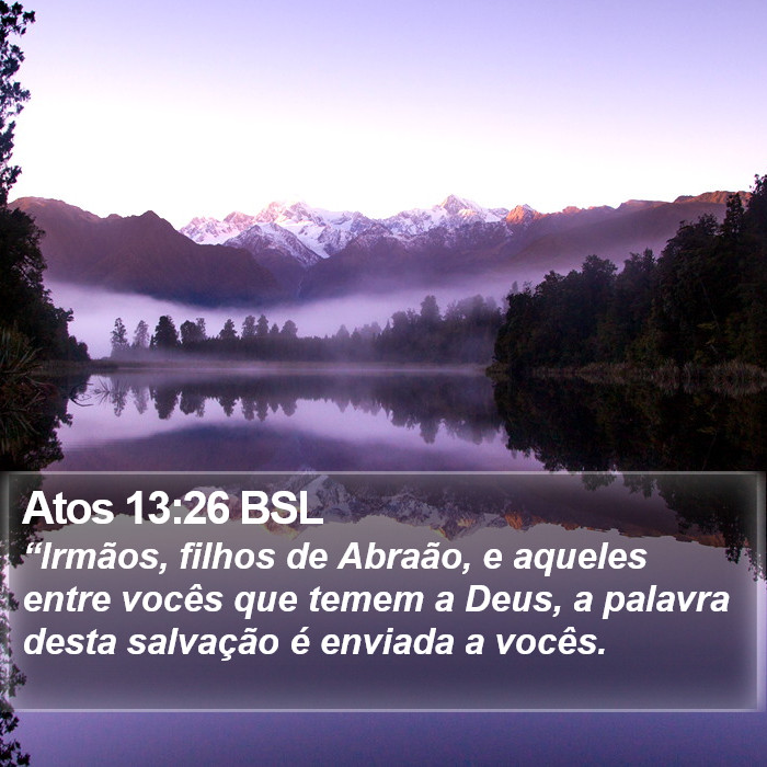 Atos 13:26 BSL Bible Study