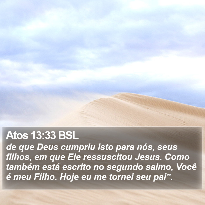 Atos 13:33 BSL Bible Study
