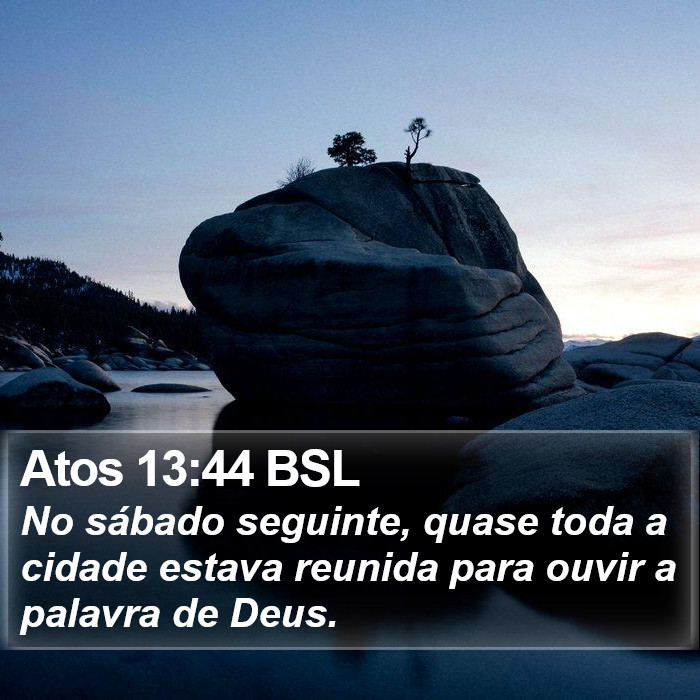 Atos 13:44 BSL Bible Study