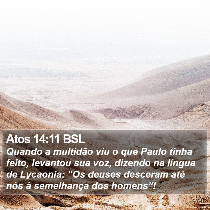 Atos 14:11 BSL Bible Study