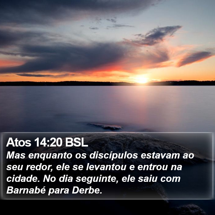 Atos 14:20 BSL Bible Study