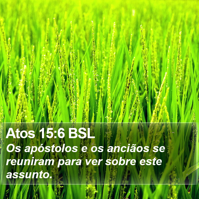 Atos 15:6 BSL Bible Study