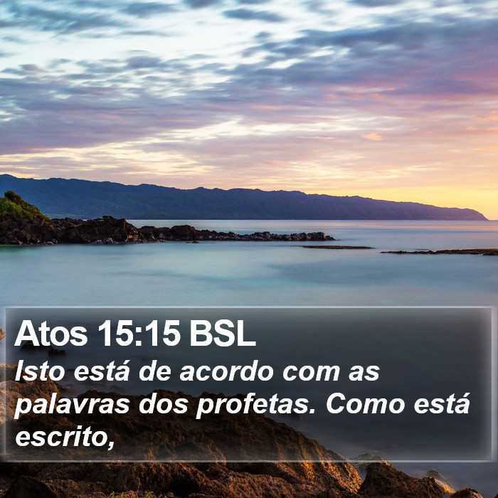 Atos 15:15 BSL Bible Study