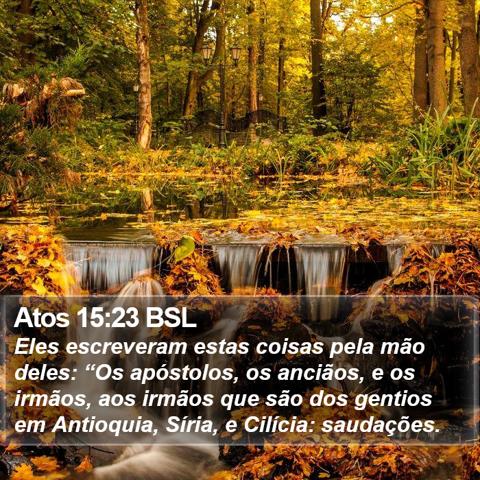 Atos 15:23 BSL Bible Study