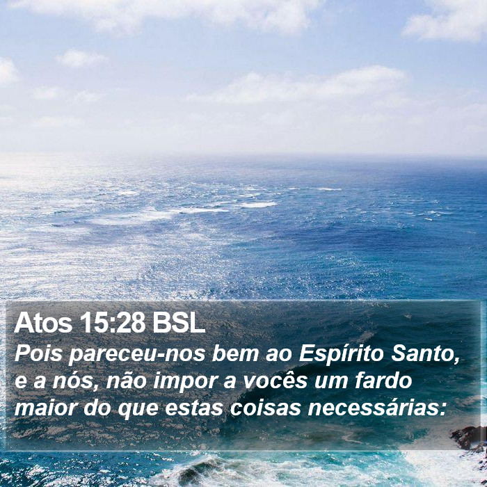 Atos 15:28 BSL Bible Study