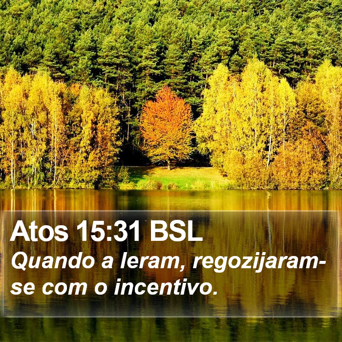 Atos 15:31 BSL Bible Study