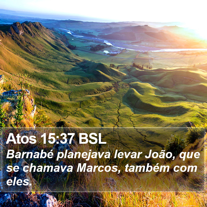 Atos 15:37 BSL Bible Study