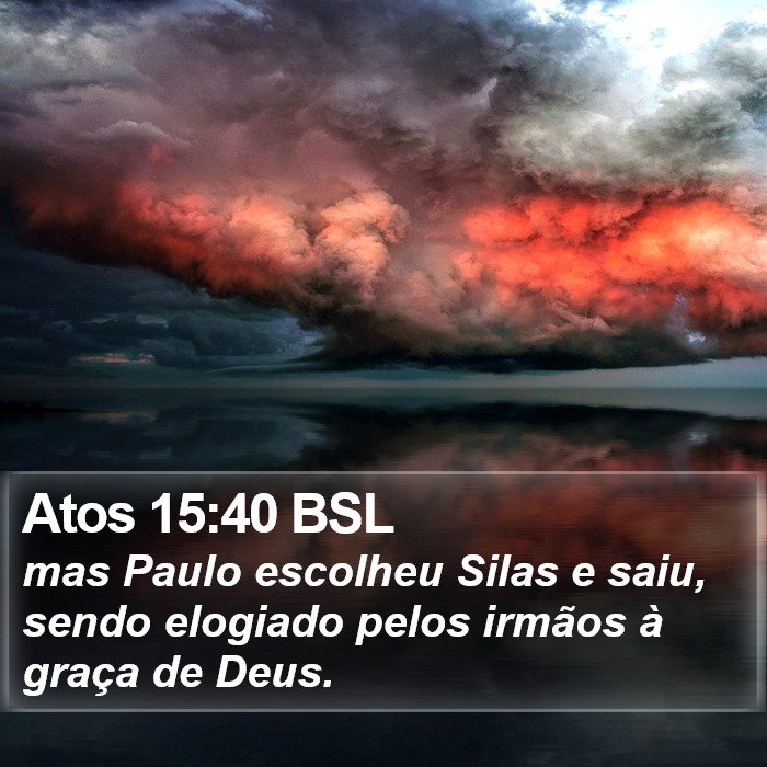 Atos 15:40 BSL Bible Study