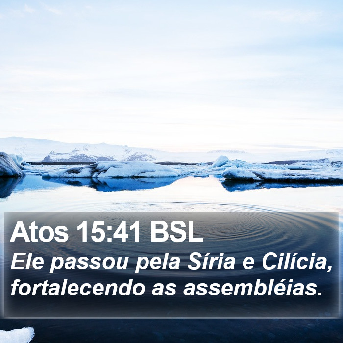 Atos 15:41 BSL Bible Study