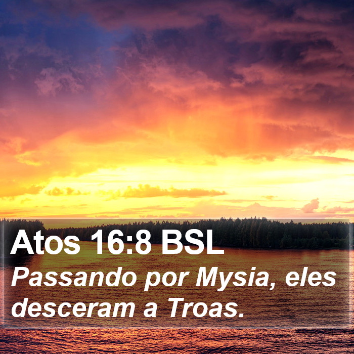 Atos 16:8 BSL Bible Study