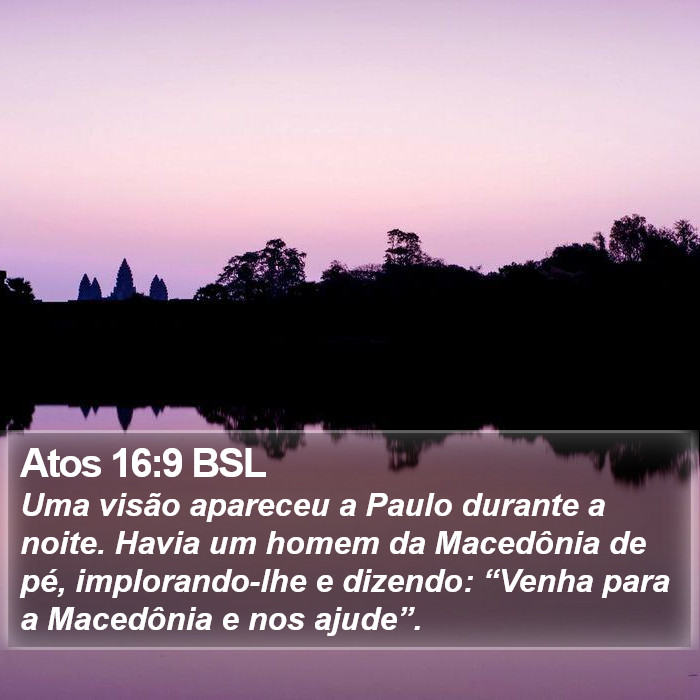 Atos 16:9 BSL Bible Study