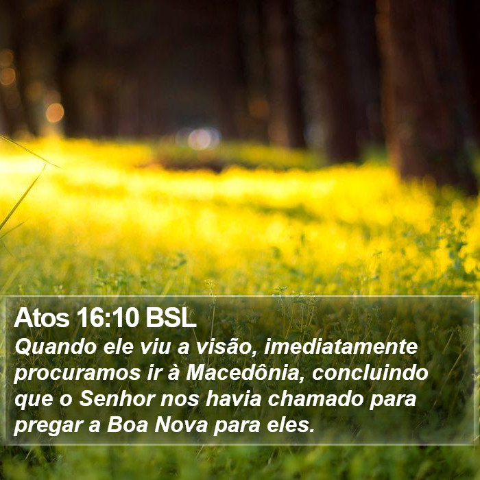 Atos 16:10 BSL Bible Study