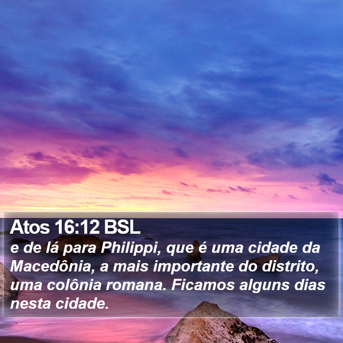 Atos 16:12 BSL Bible Study