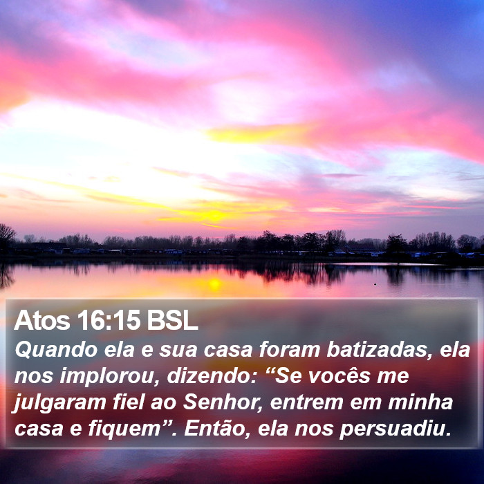 Atos 16:15 BSL Bible Study