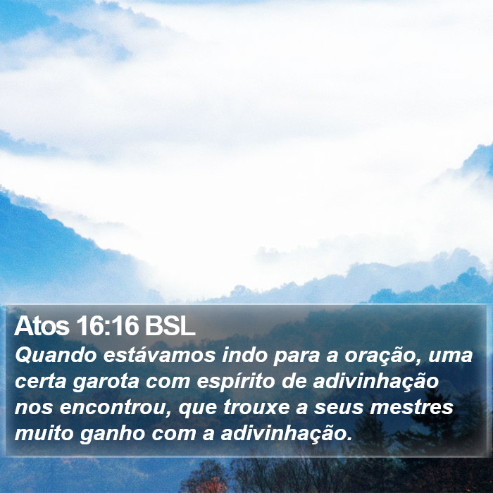 Atos 16:16 BSL Bible Study