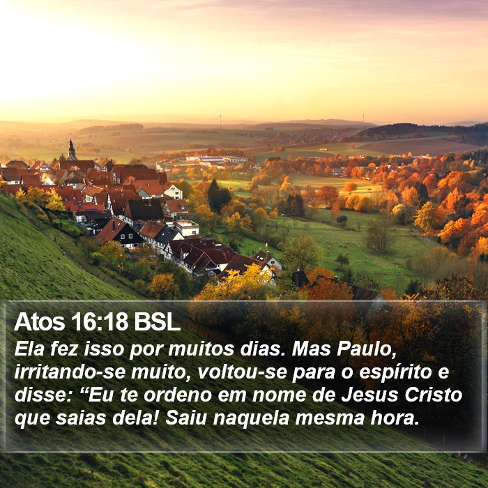 Atos 16:18 BSL Bible Study