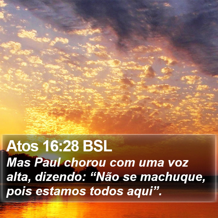 Atos 16:28 BSL Bible Study