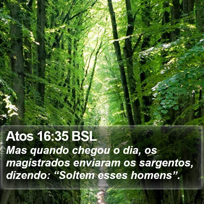 Atos 16:35 BSL Bible Study