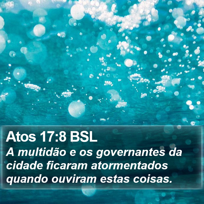Atos 17:8 BSL Bible Study