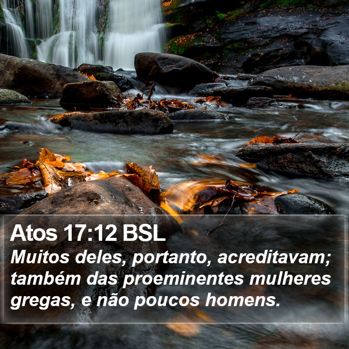 Atos 17:12 BSL Bible Study