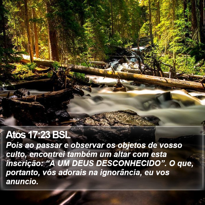 Atos 17:23 BSL Bible Study