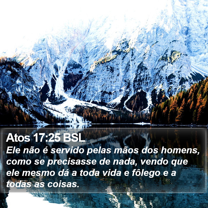 Atos 17:25 BSL Bible Study