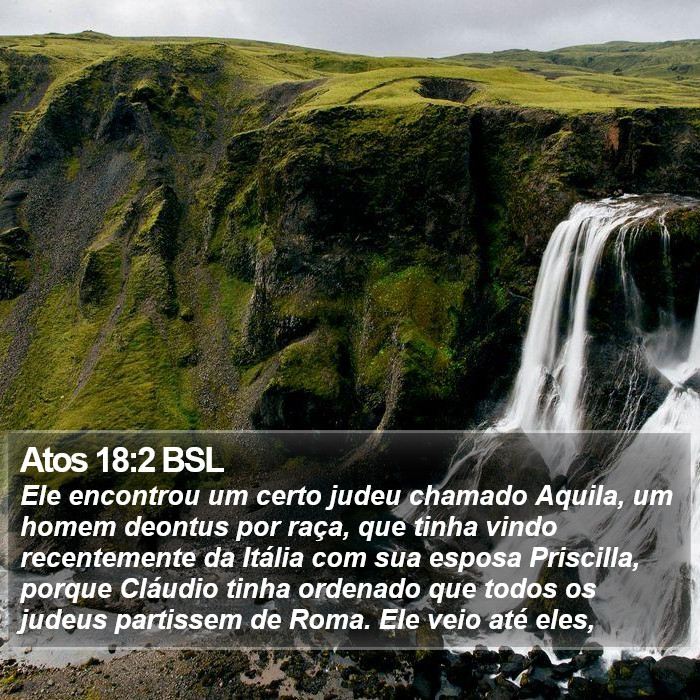 Atos 18:2 BSL Bible Study